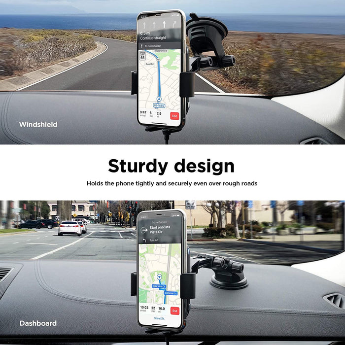 Elago Wireless Car Charger with Auto-Clamping Car Mount