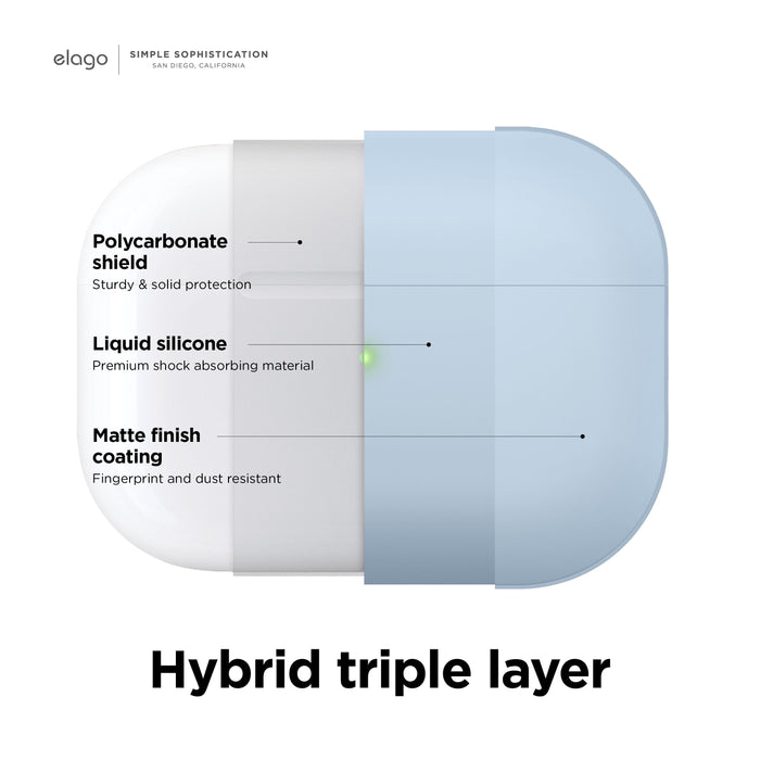 Elago Liquid Hybrid Case with Nylon Lanyard for AirPods Pro 2