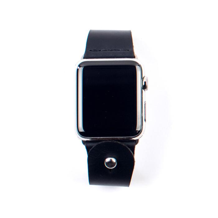 Form Function Form Black Button-Stud Apple Watch Band 42/ 45mm