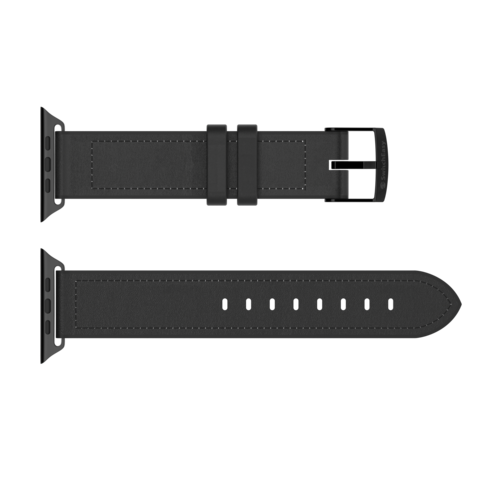 SwitchEasy Hybrid Silicone-Leather Apple Watch Band