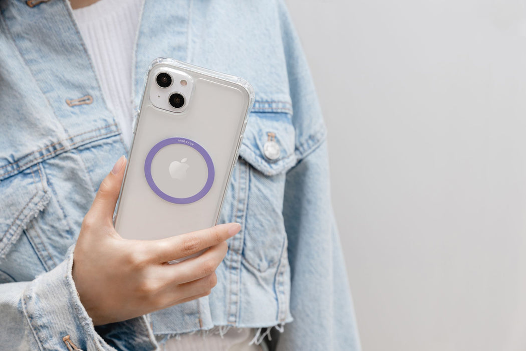 MagEasy Hoop MagSafe Adhesive Ring - Supports MagSafe & Qi Wireless Charging