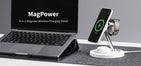 SwitchEasy 4-in-1 MagPower Magnetic Wireless Charging Stand for iPhone/Android/Apple Watch/AirPods/MagSafe/Qi/USB Devices