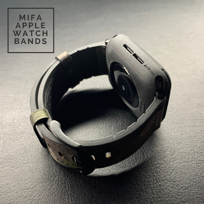 Mifa Hybrid Sports Leather Bands with Elkson Bumper Case Combo