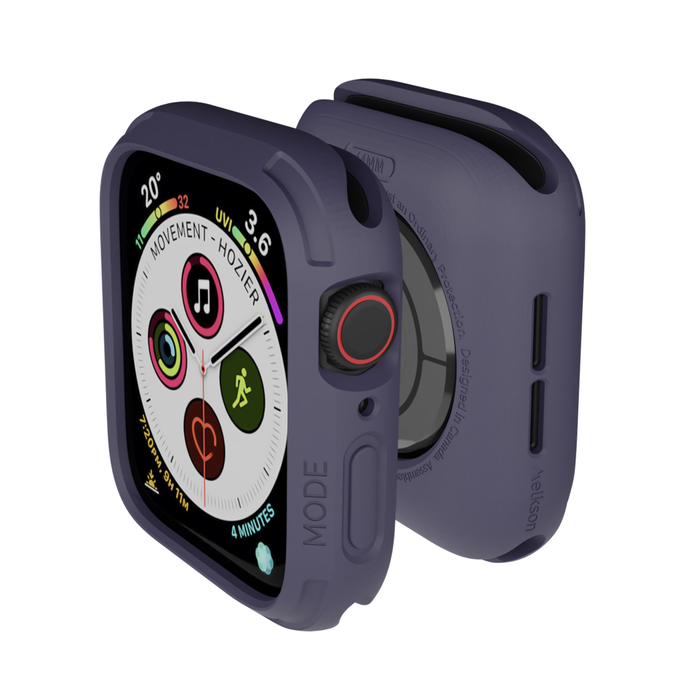 elkson Compatible with Apple Watch 44mm Bumper Case Rugged and Protective