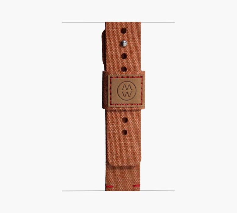 Monowear Urban Canvas Apple Watch Band - Mango Tango