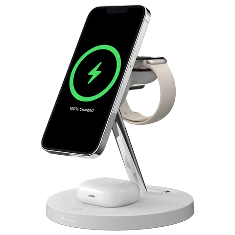 SwitchEasy 4-in-1 Apple Charging Station Fast Efficient Power