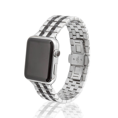 Juuk 42 mm Brushed Two-Tone Black Locarno - Cult of Mac Watch Store