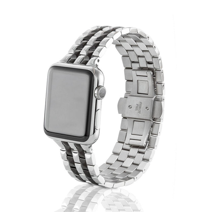 Juuk 42 mm Polished Two-Tone Black Locarno - Cult of Mac Watch Store