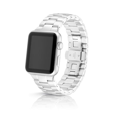 Juuk Velo Silver Apple Watch Band - Cult of Mac Watch Store