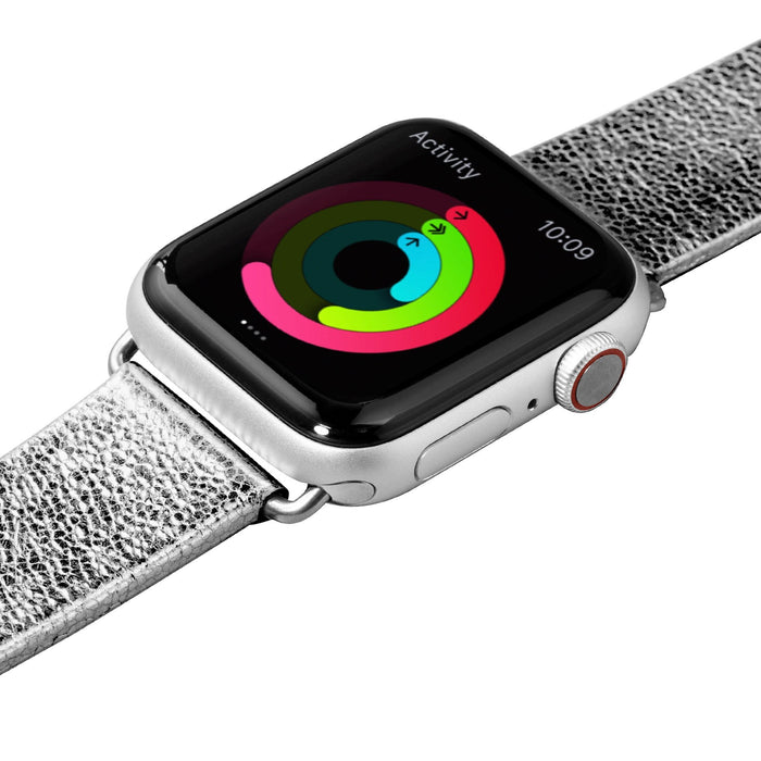 LAUT Metallic Leather Apple Watch Band