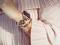 Goldenerre Hammered Link Bracelet Apple Watch Band