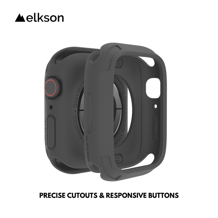 Elkson Quattro 2.0 Series Bumper Case 45mm For Apple Watch Series 7 & 8