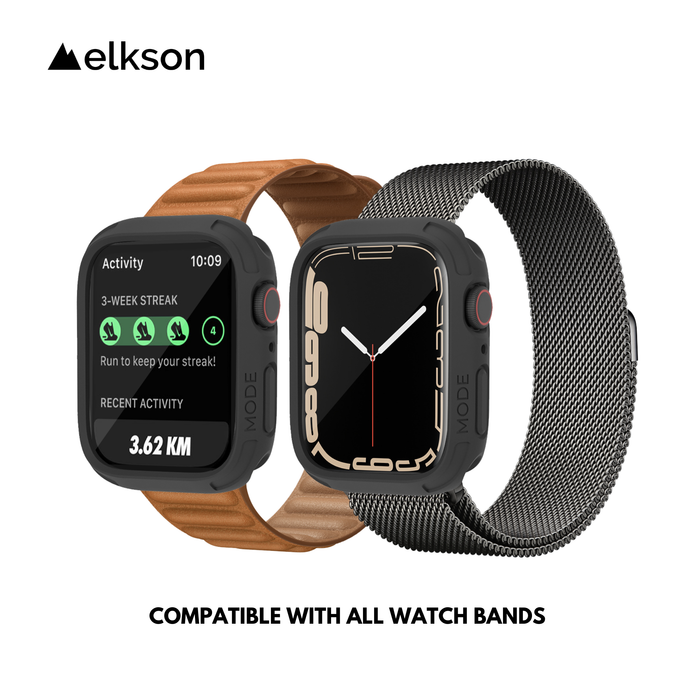 Elkson Quattro 2.0 Series Bumper Case 45mm For Apple Watch Series