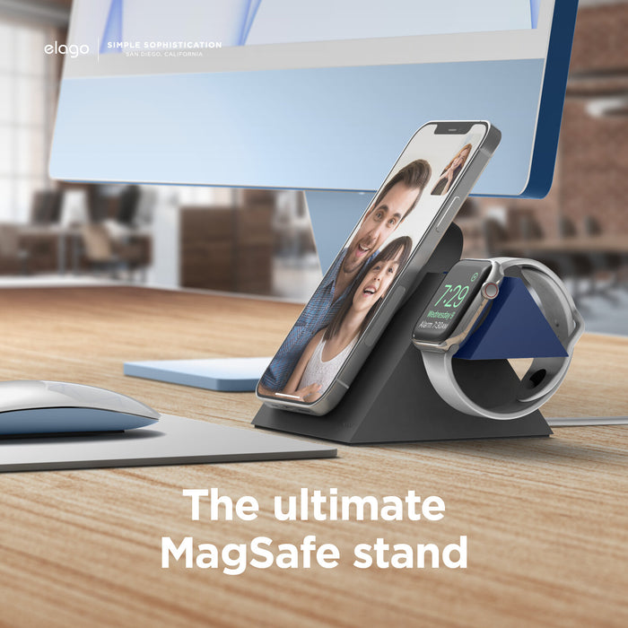 Elago MS5 Duo Charging Stand Compatible with MagSafe Charger and Apple -  Cult of Mac Store
