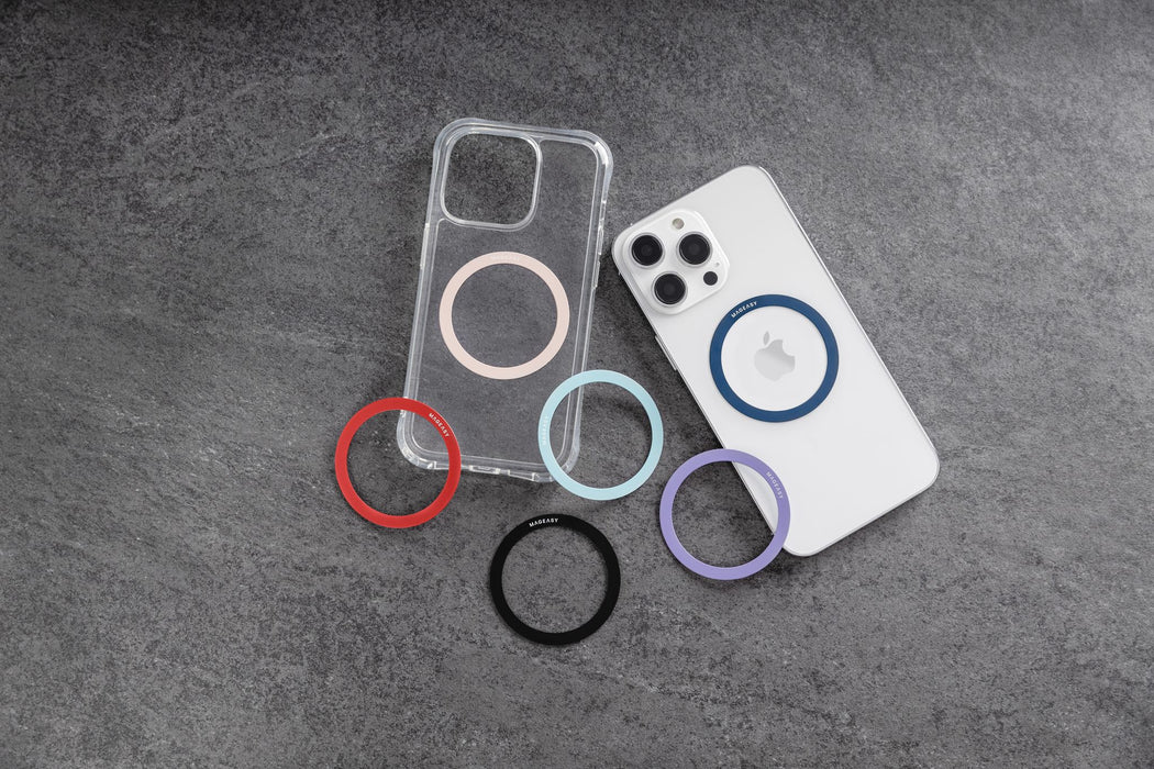 MagEasy Hoop MagSafe Adhesive Ring - Supports MagSafe & Qi Wireless Charging