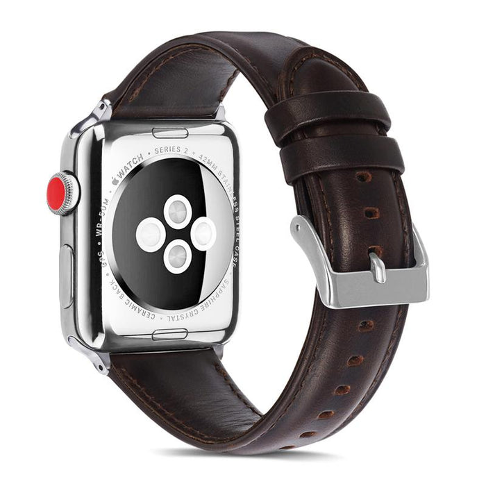 Speidel Genuine Luxury Leather Apple Watch Band