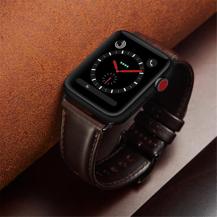 Speidel Genuine Luxury Leather Apple Watch Band