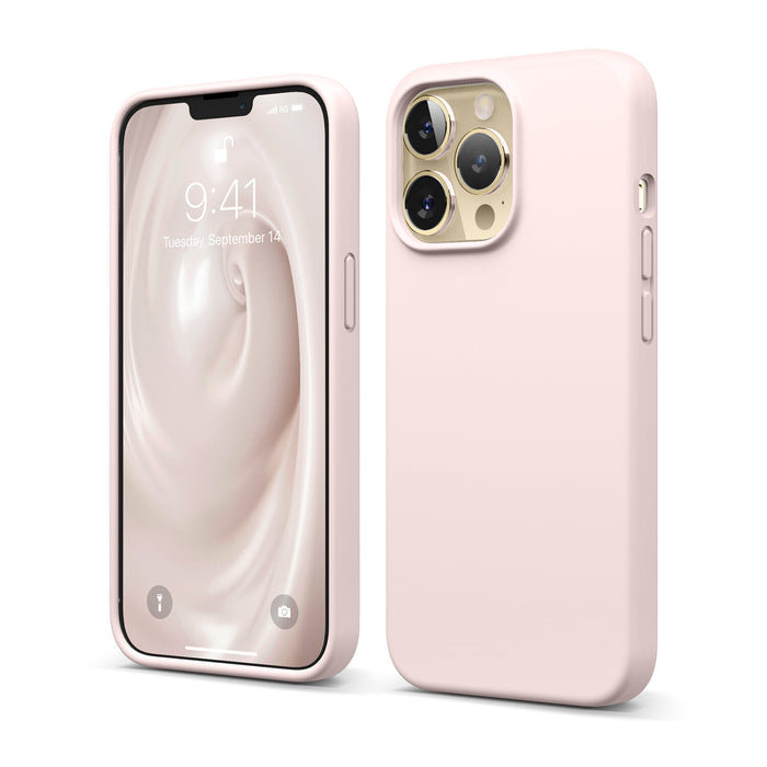 iPhone 12 Pro Max Case - Best Minimalist Silicone Phone Case Pink Sand