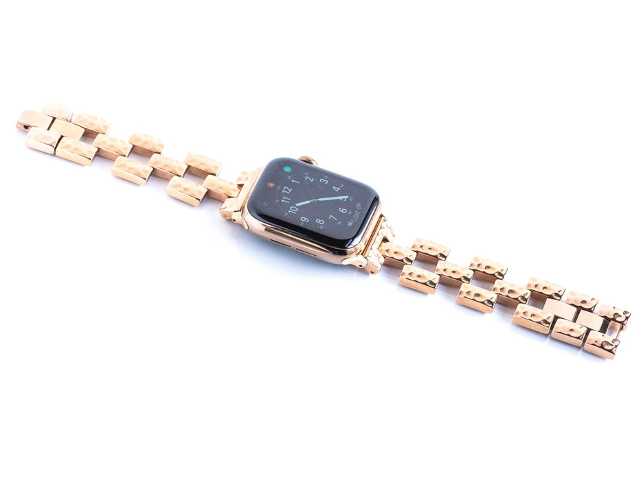 Goldenerre Hammered Link Bracelet Apple Watch Band Cult of Mac Store