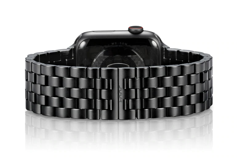 Juuk Qrono Apple Watch Band 42mm/ 45mm - Aircraft Grade, Hard Anodized 6000 Series Aluminum with a Solid Stainless Steel Butterfly Buckle
