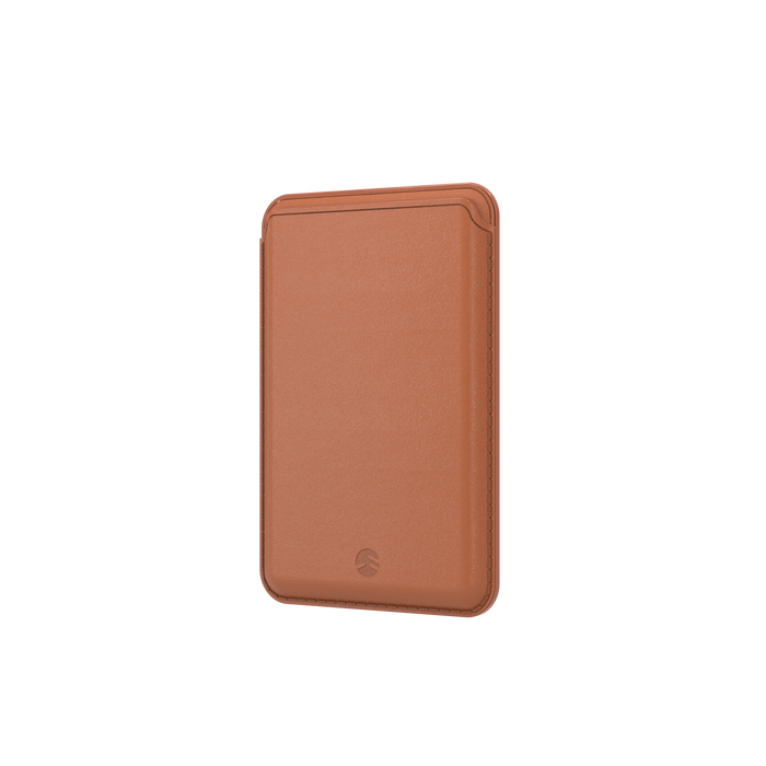 Apple Leather Card Holder with MagSafe (1st gen) for iPhone Saddle brown