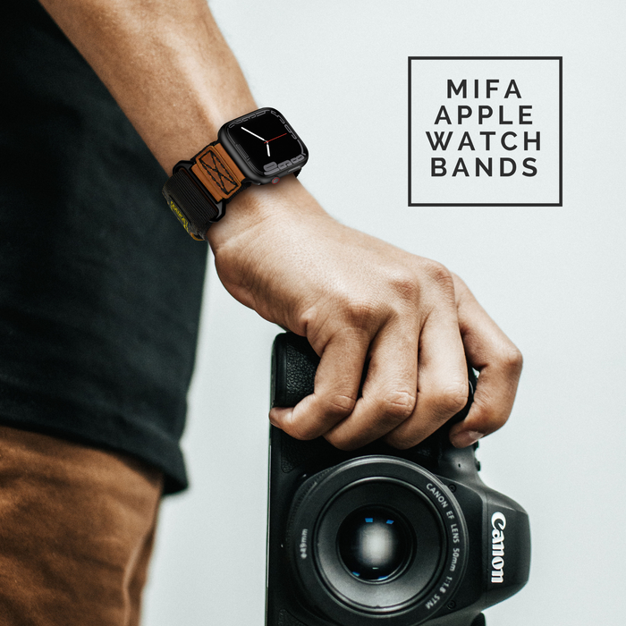 Every Day Carry EDC Mifa Nylon Sports Leather Apple Watch Band