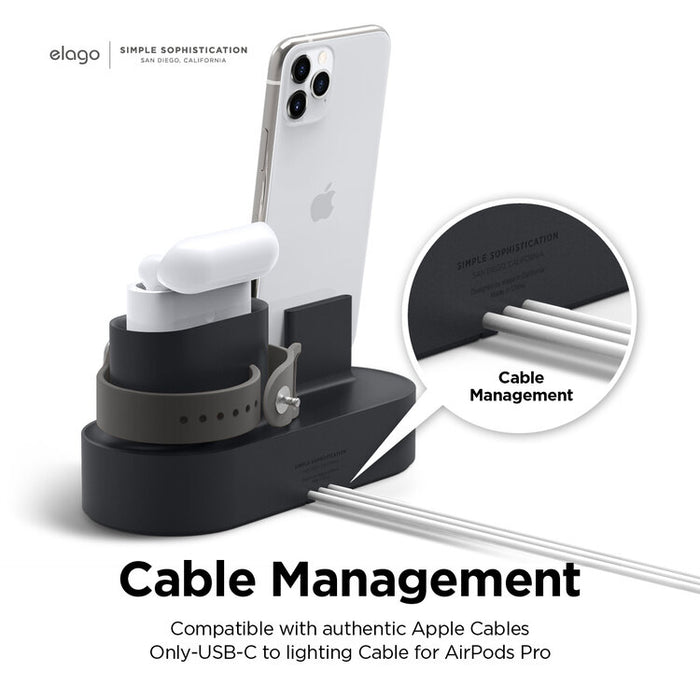 Elago 3 in 1 Charging Hub Compatible With AirPods Pro