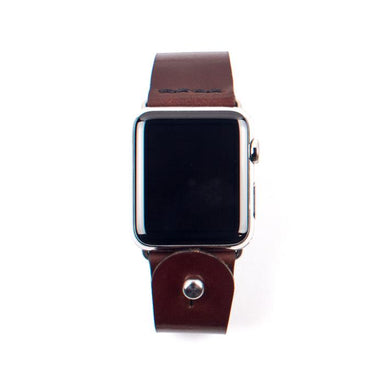Form Function Form Dark Brown Button-Stud Apple Watch Band 42/ 45mm