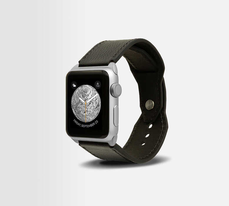 Monowear Contemporary Leather Apple Watch Cuff