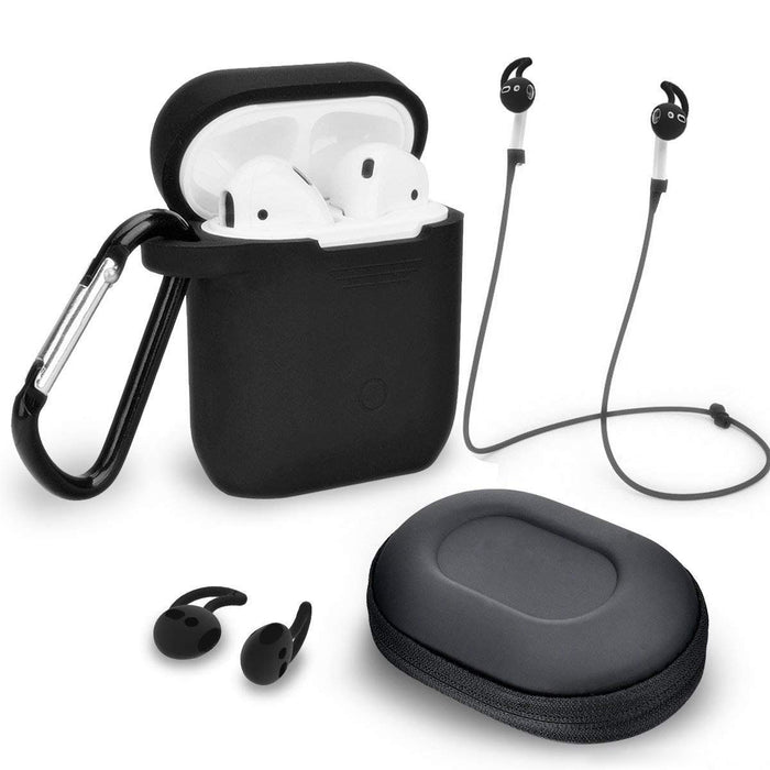 Speidel Silicone Apple AirPod Case Protector And Accessories Kit