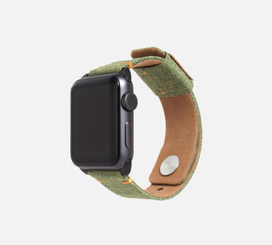 Monowear Urban Canvas Apple Watch Band - Kiwi Strarfruit