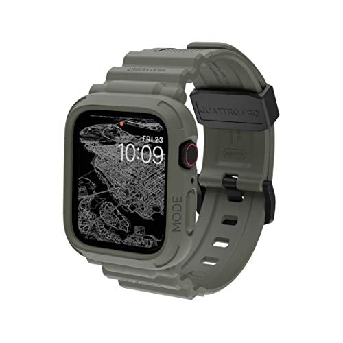 Elkson Quattro PRO Series Bumper case with Band 44/45mm - Charcoal Green