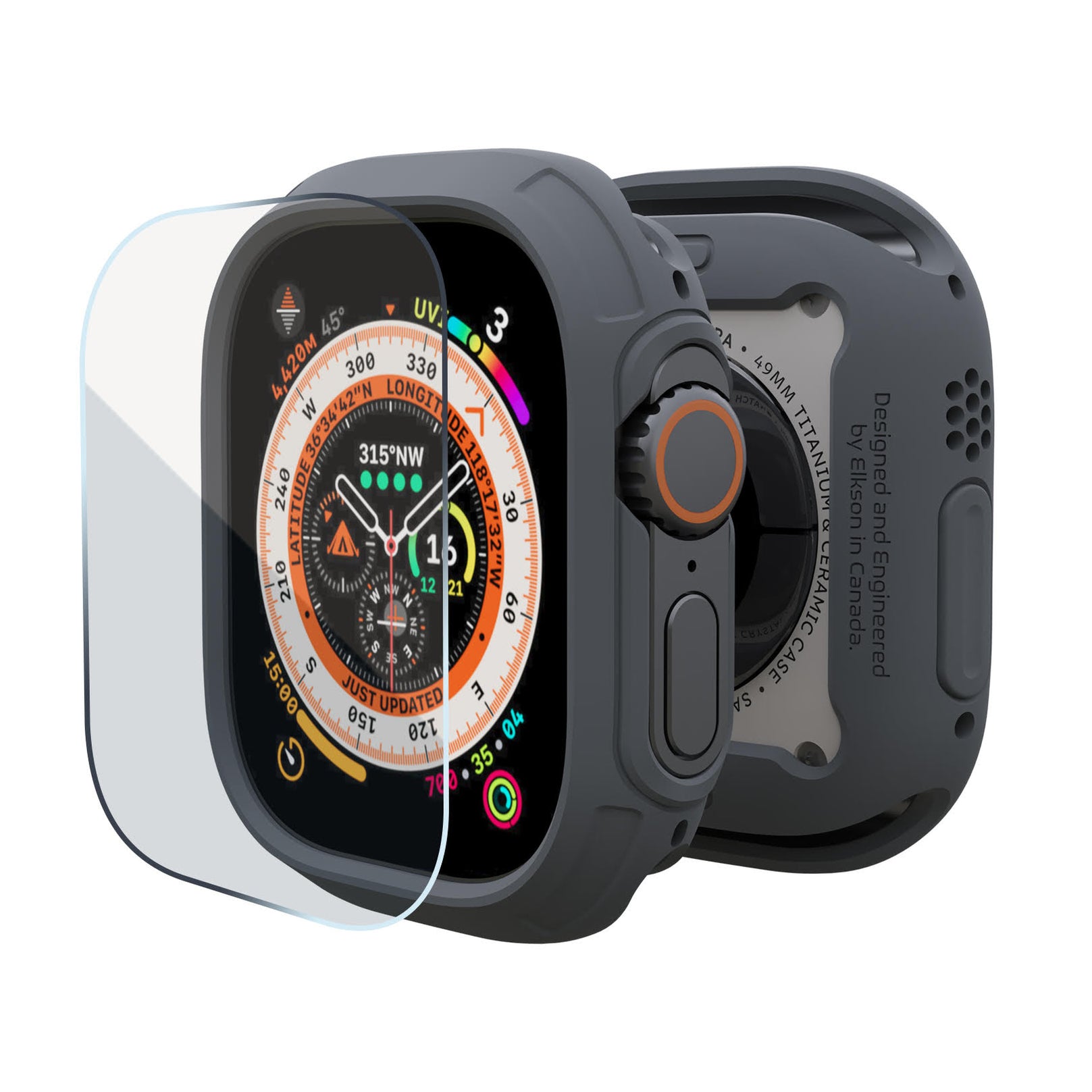Elkson Quattro Max Bumper Case 49mm For Apple Watch Ultra Cult of Mac