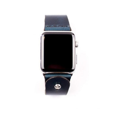 Form Function Form Navy Chromexcel Button-Stud Apple Watch Band 42/ 45mm