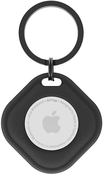Elkson AirTag Square Holder With Keychain