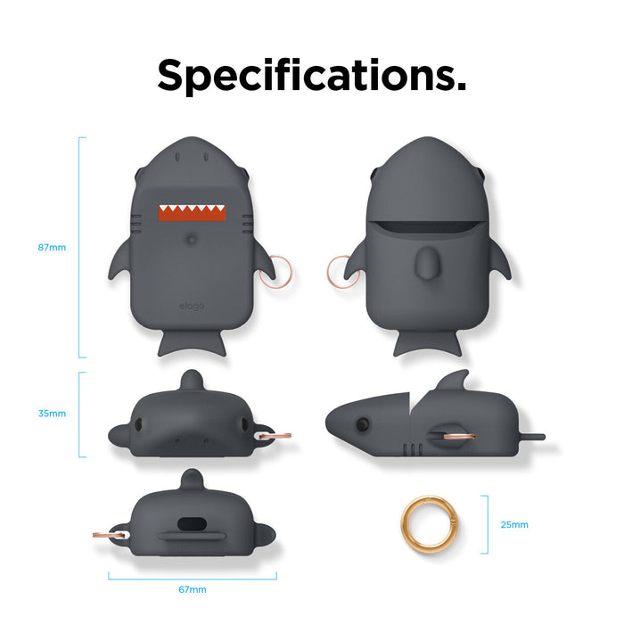 Elago Shark AirPods Case Cult of Mac Store - Main Image