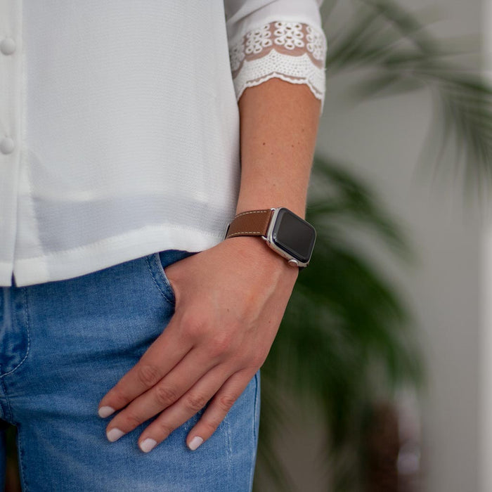 Clessant Classique Brun Vachette Apple Watch Band