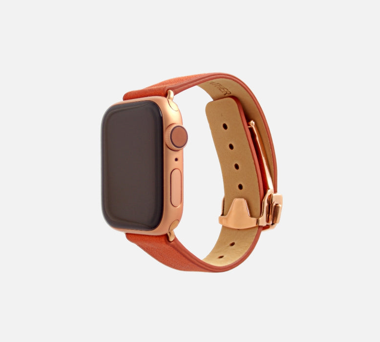 Monowear Depolyant Reserve Leather Apple Watch Band