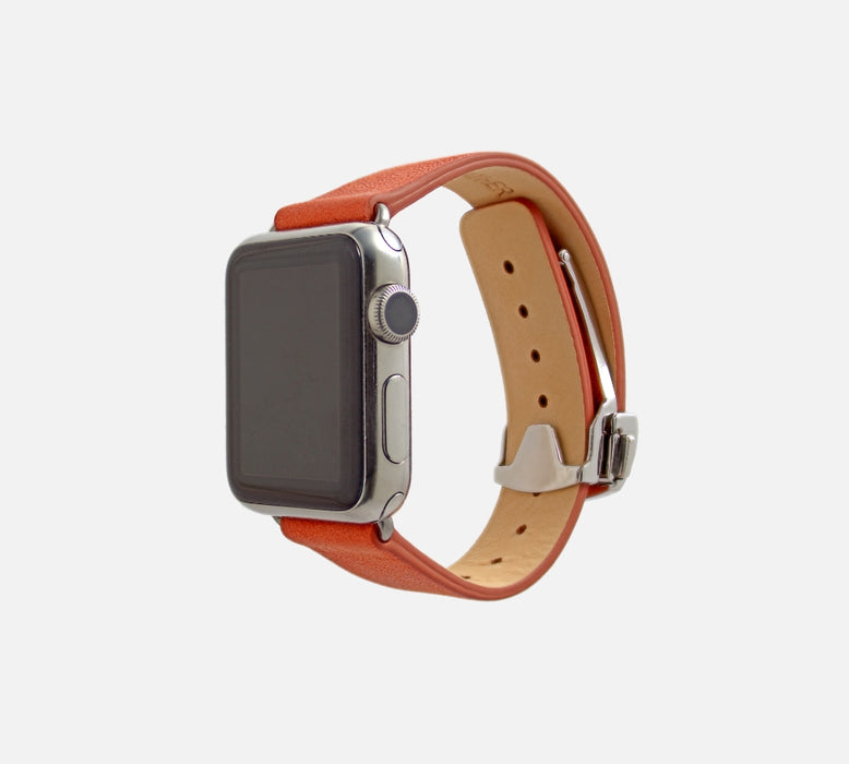Monowear Depolyant Reserve Leather Apple Watch Band