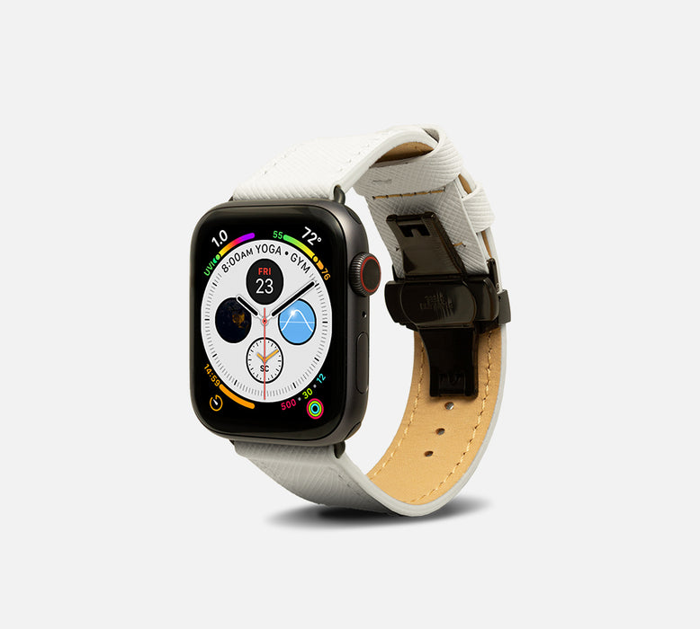 Monowear Saffiano Leather Apple Watch Band