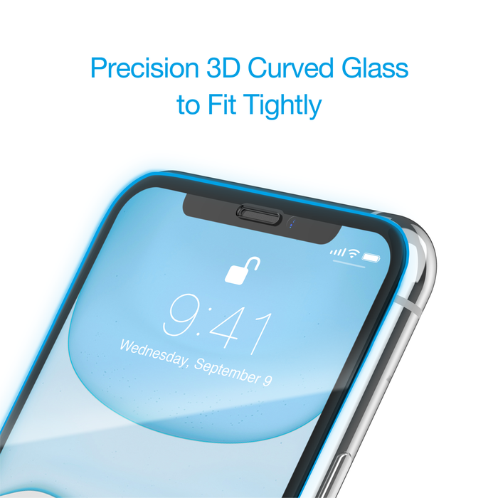 Just Mobile Xkin 3D Curved Full-Coverage Glass iPhone 11, 11 Pro, 11 Pro Max