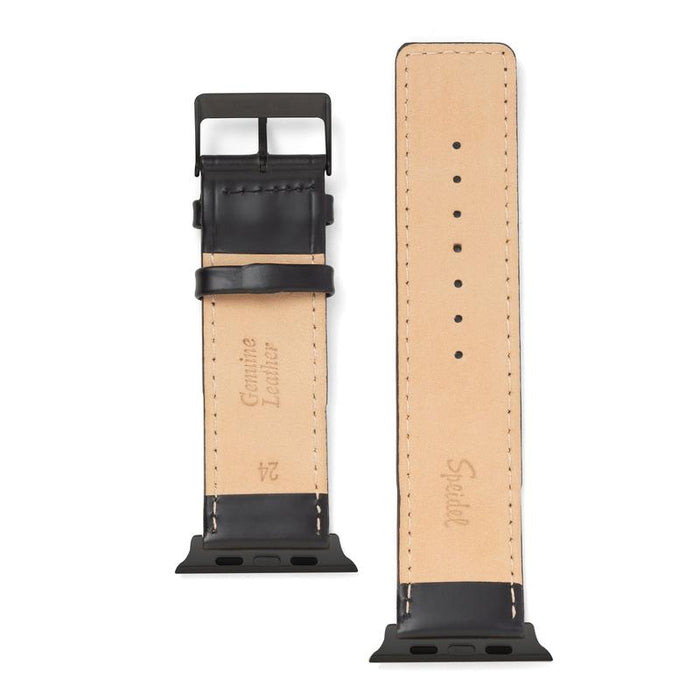 Speidel Square Tip Oiled Leather Band For Apple Watch