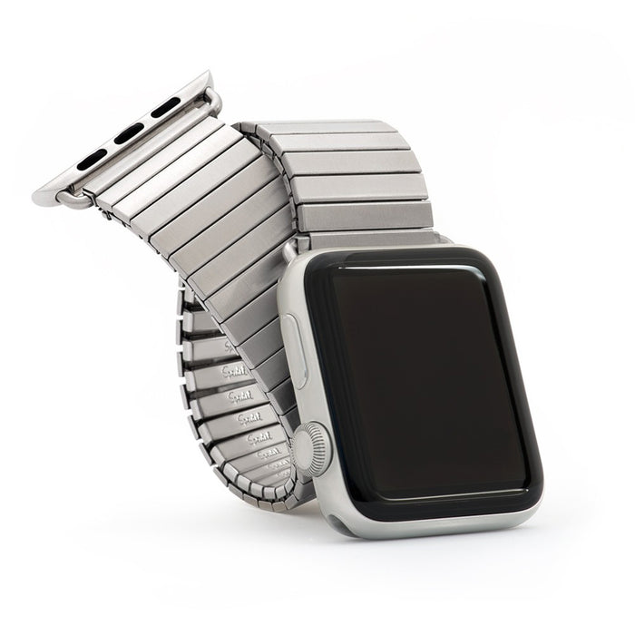 Speidel Twist-O-Flex Brushed Stainless Steel Apple Watch Band