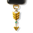 Bucardo Charm Apple Watch Necklace in Arrow Gold Series 1-3