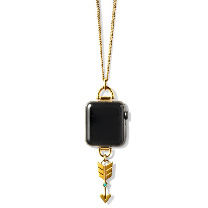 Gold Arrow Necklace Pendant Charm