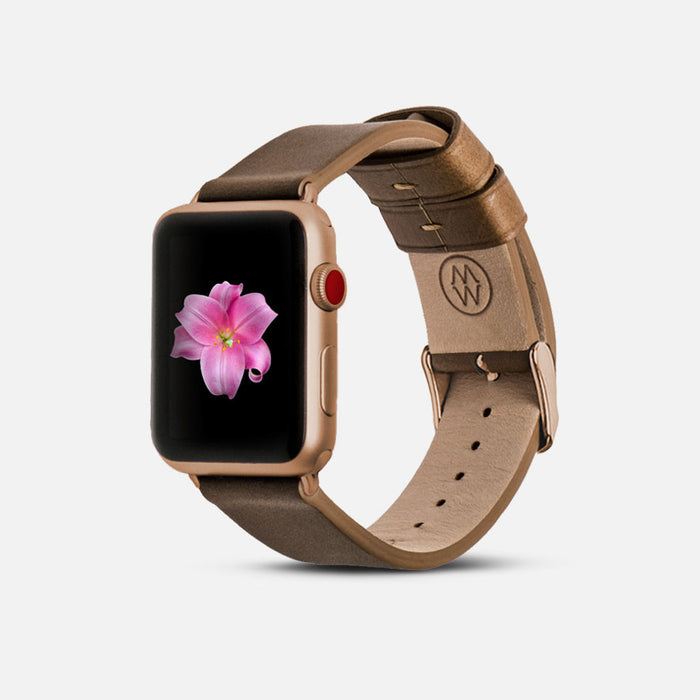 Monowear Classic Leather Apple Watch Band