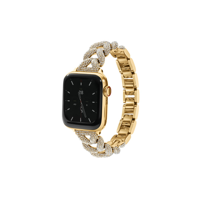 Goldenerre Crystal Pavé Herringbone Band for the Apple Watch