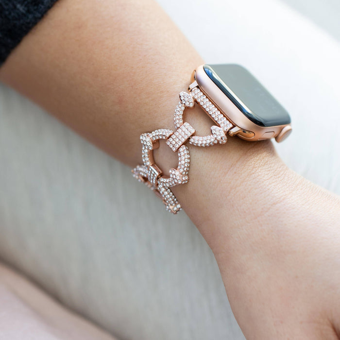 Goldenerre Crystal Pavé Link Band for the Apple Watch