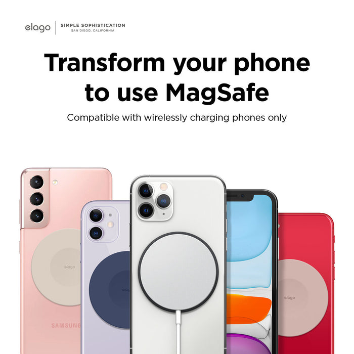 MagSafe ring sticker with a range of Apple iPhone and Android handsets.