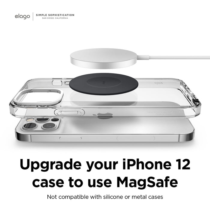MagSafe sticker ring makes and phone case MagSafe compatible.